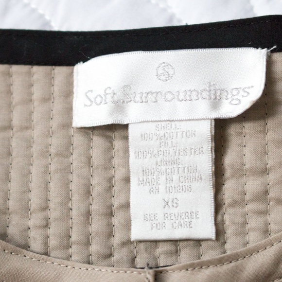 Soft Surroundings | Reversible Quilted Long Coat - Picture 4 of 6